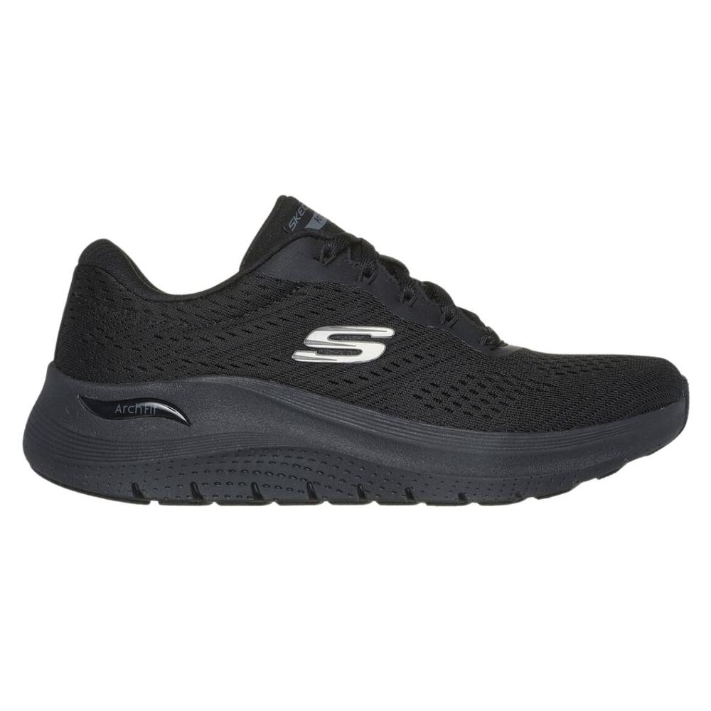 Tenis Skechers Arch Fit 150051/bbk Mujer Sport Negro