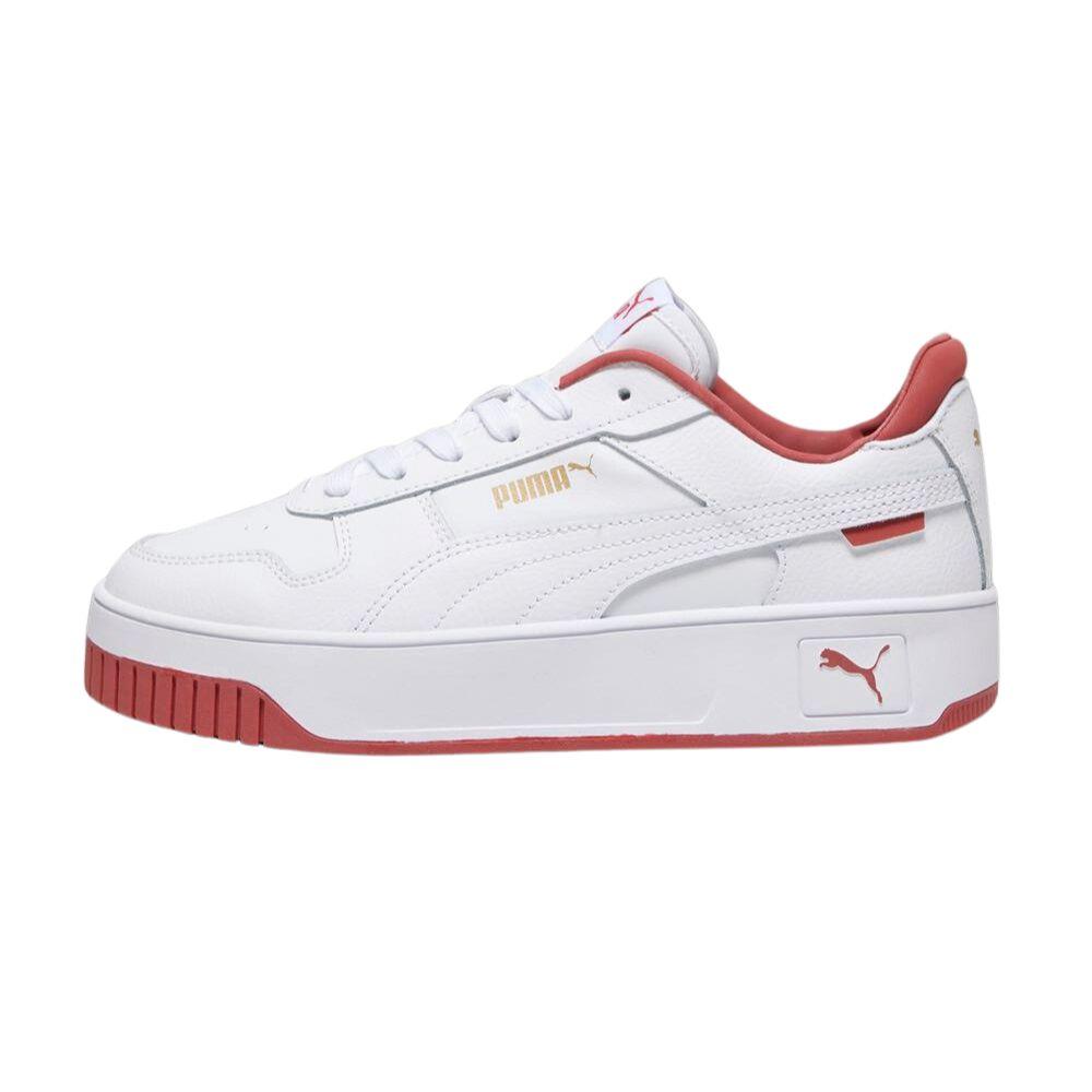 Foto 2 pulgar | Tenis Puma Carina Street Casuales Blancos para Mujer