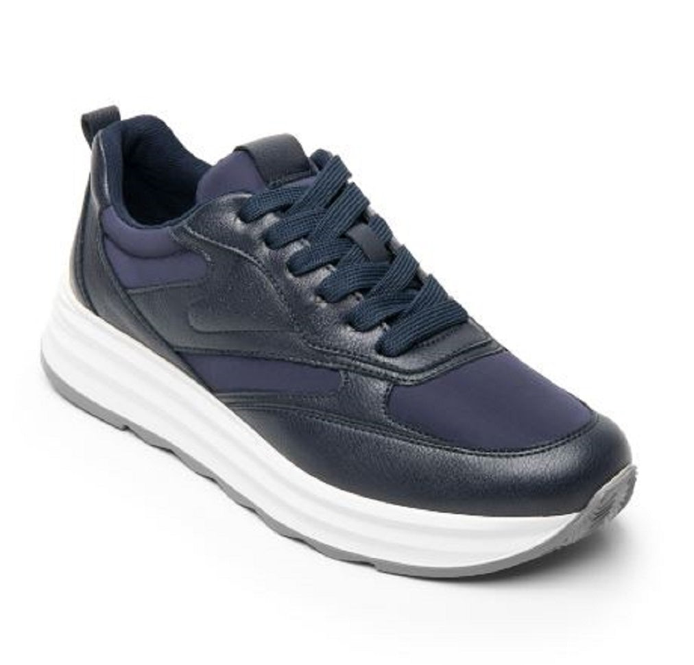 Foto 2 pulgar | Tenis Flexi 127102 Azul Marino Casuales para Mujer