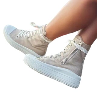 Foto 3 | Tenis Bota Color Nude Liliana