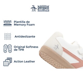 Foto 4 | Tenis Original Penguin Style Rachel Blanco Para Mujer