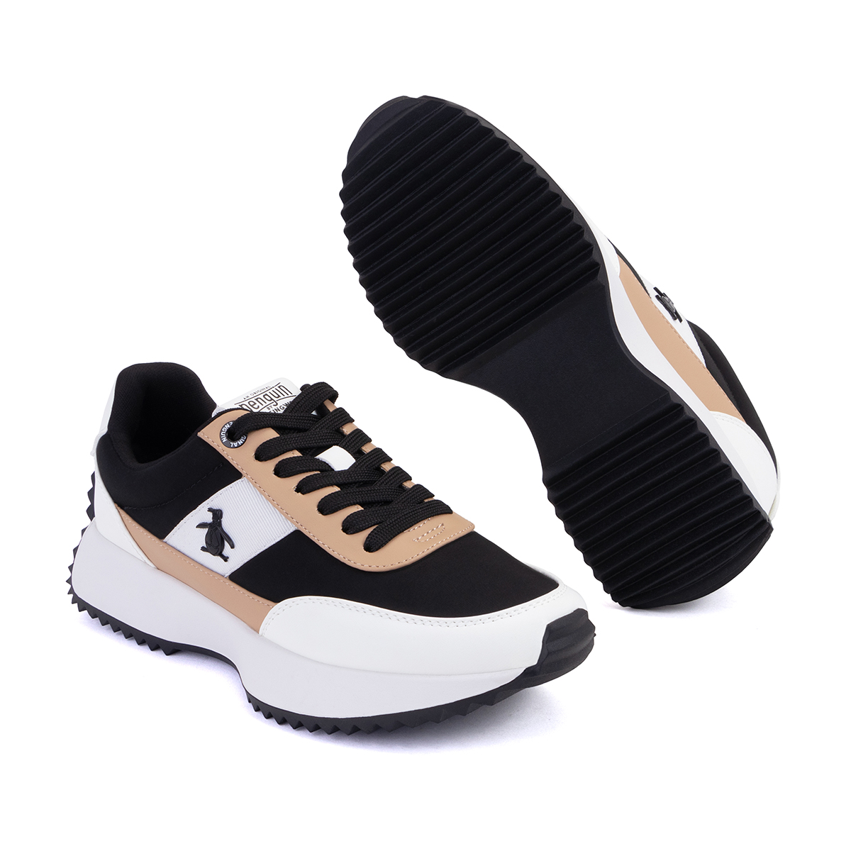 Tenis Original Penguin Style Lily Negro Para Mujer