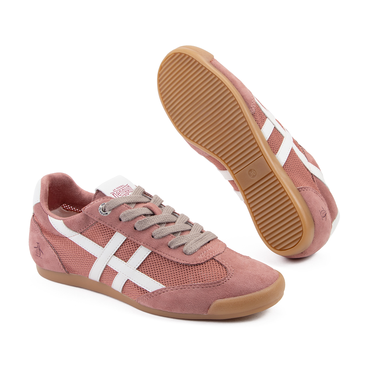Foto 2 pulgar | Tenis Original Penguin Style Vera Rosa Para Mujer