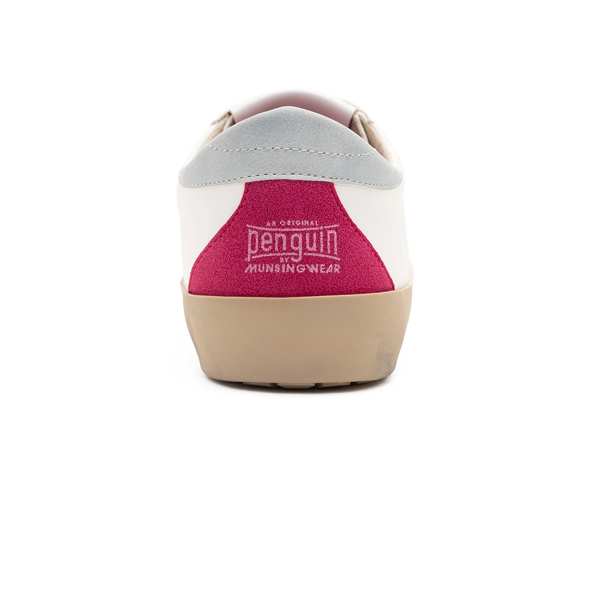 Foto 4 pulgar | Tenis Original Penguin Style Leah Blanco Rosa Para Mujer