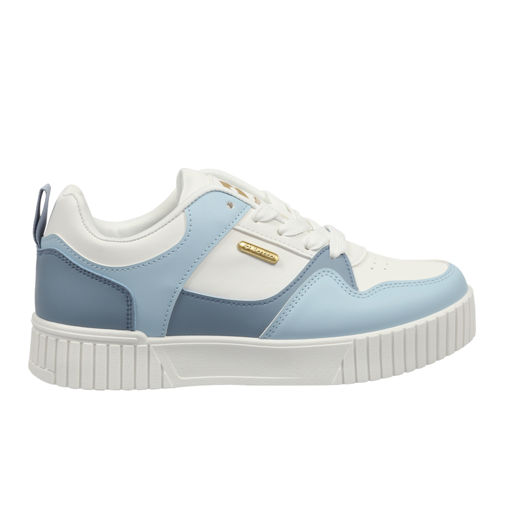 Foto 2 | Tenis Casual Lotto Aleck Blanco con Azul para Mujer