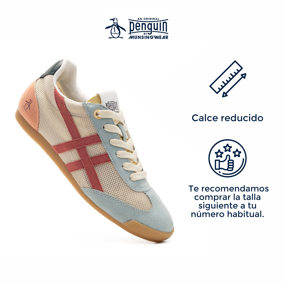 Foto 5 pulgar | Tenis Original Penguin Style Vera Multicolor Para Mujer