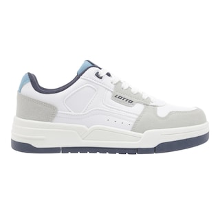 Foto 2 | Tenis Casuales Lotto Coriet Blanco con Azul para Mujer