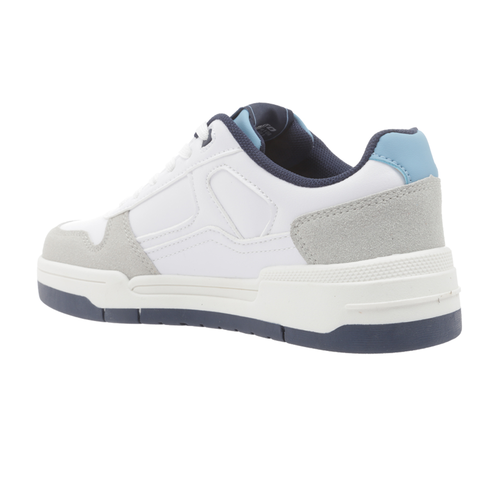 Foto 4 pulgar | Tenis Casuales Lotto Coriet Blanco con Azul para Mujer