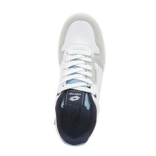 Foto 5 | Tenis Casuales Lotto Coriet Blanco con Azul para Mujer