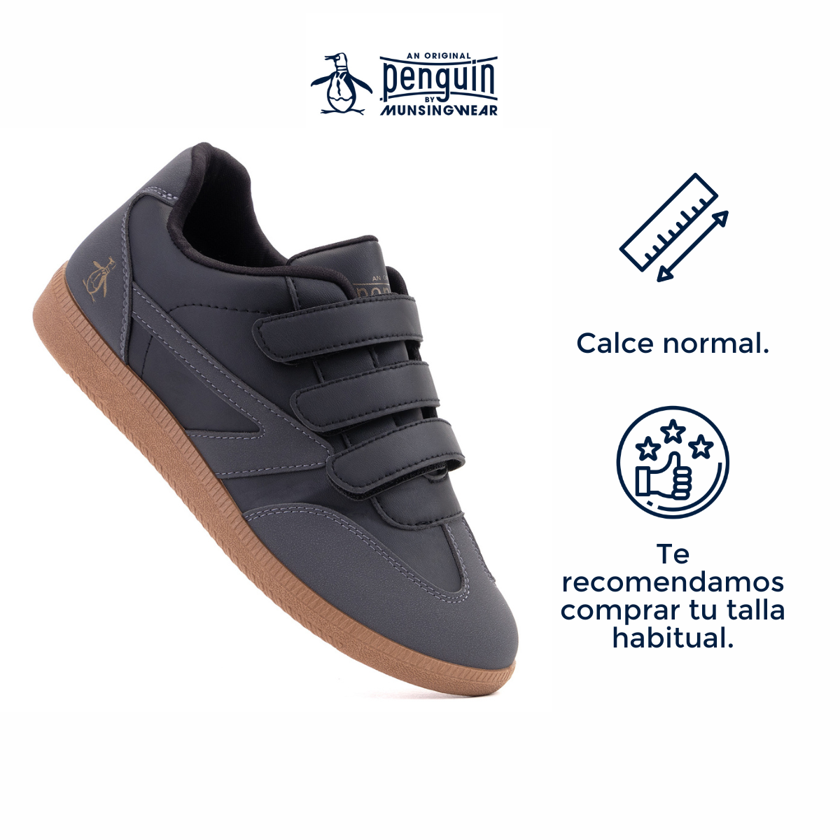 Foto 5 pulgar | Tenis Original Penguin Style Rachel Negro Para Mujer