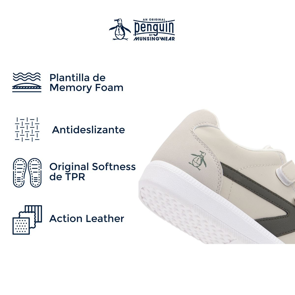 Foto 5 | Tenis Original Penguin Style Rachel Beige Para Mujer