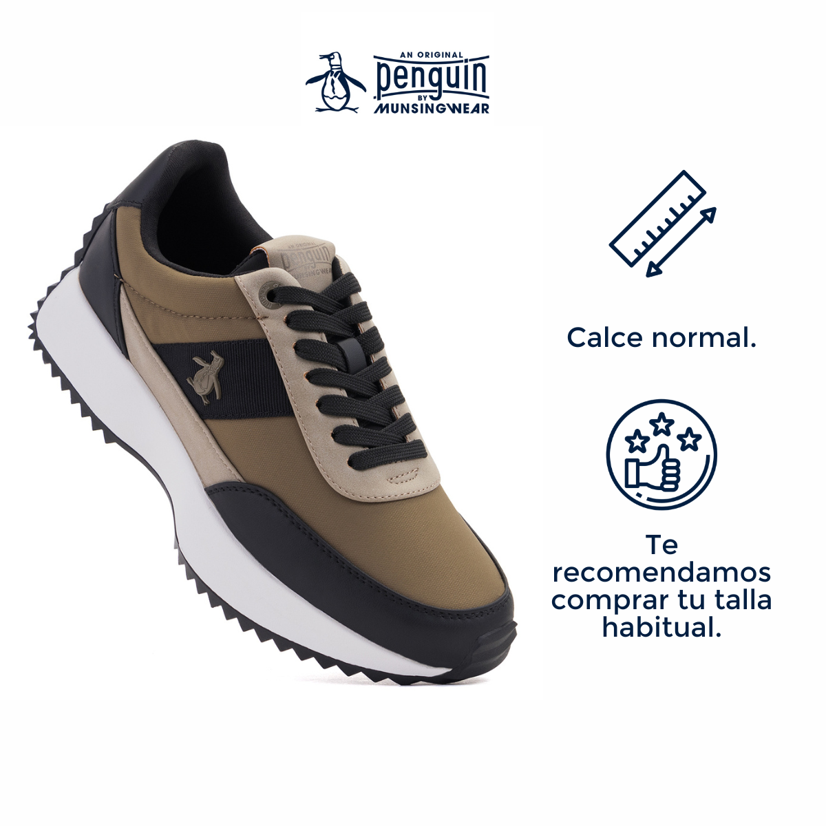 Foto 5 pulgar | Tenis Original Penguin Style Lily Verde Para Mujer