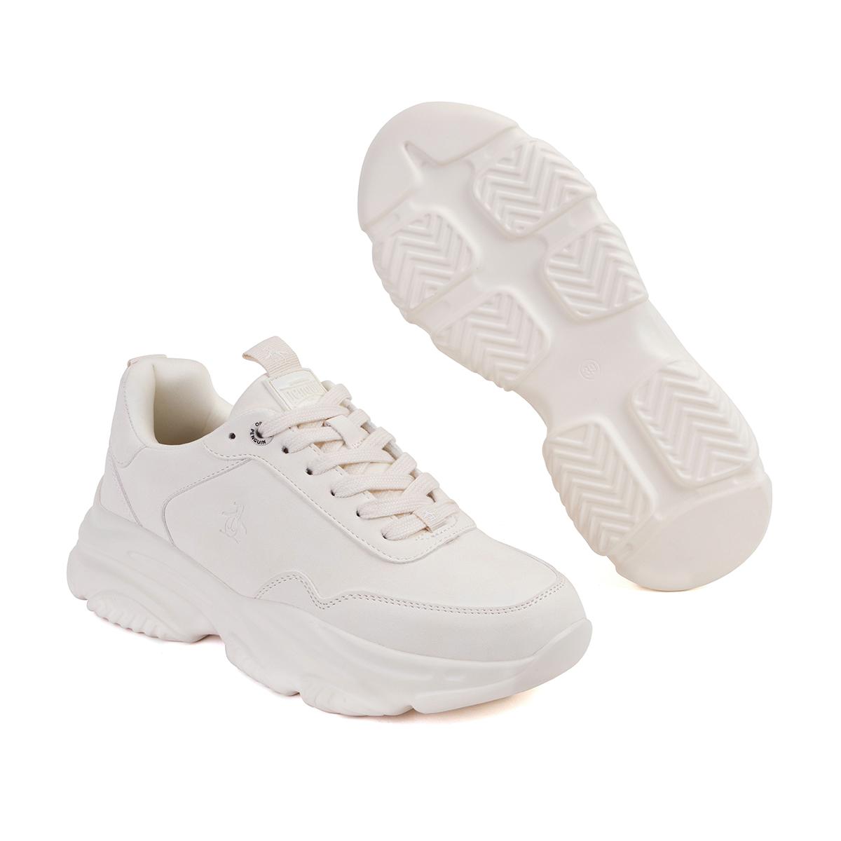 Foto 2 pulgar | Tenis Original Penguin Style Brenda Beige Para Mujer