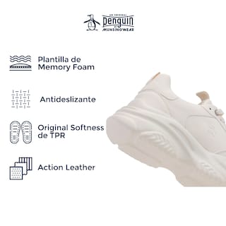 Foto 5 | Tenis Original Penguin Style Brenda Beige Para Mujer