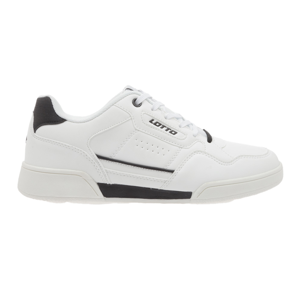 Foto 3 pulgar | Tenis Casual Lotto Verset Blanco con Negro para Mujer