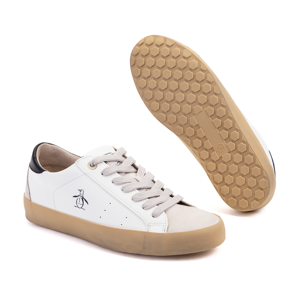 Foto 2 pulgar | Tenis Original Penguin Style Leah Blanco Para Mujer
