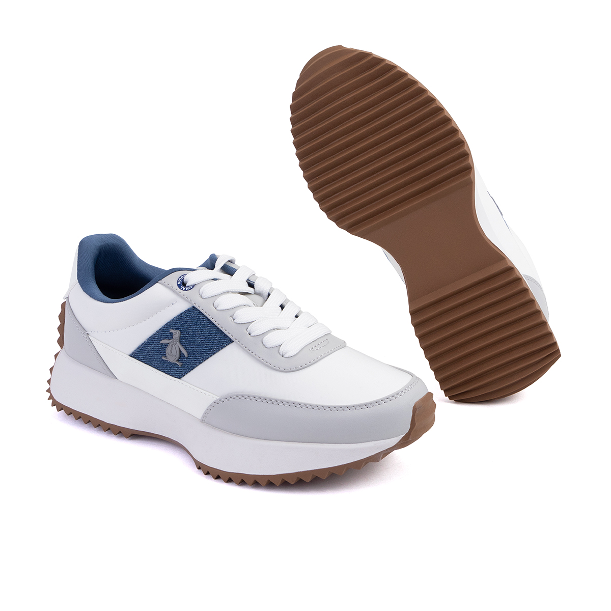 Tenis Original Penguin Style Lily Blanco Para Mujer