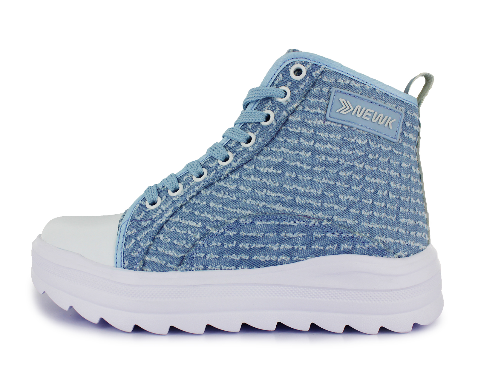 Foto 2 | Tenis Newk Mujer Linea Kaori Color Azul Blanco
