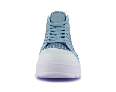 Foto 4 | Tenis Newk Mujer Linea Kaori Color Azul Blanco