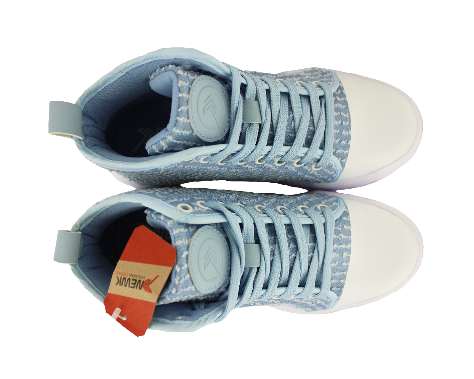 Foto 7 pulgar | Tenis Newk Mujer Linea Kaori Color Azul Blanco