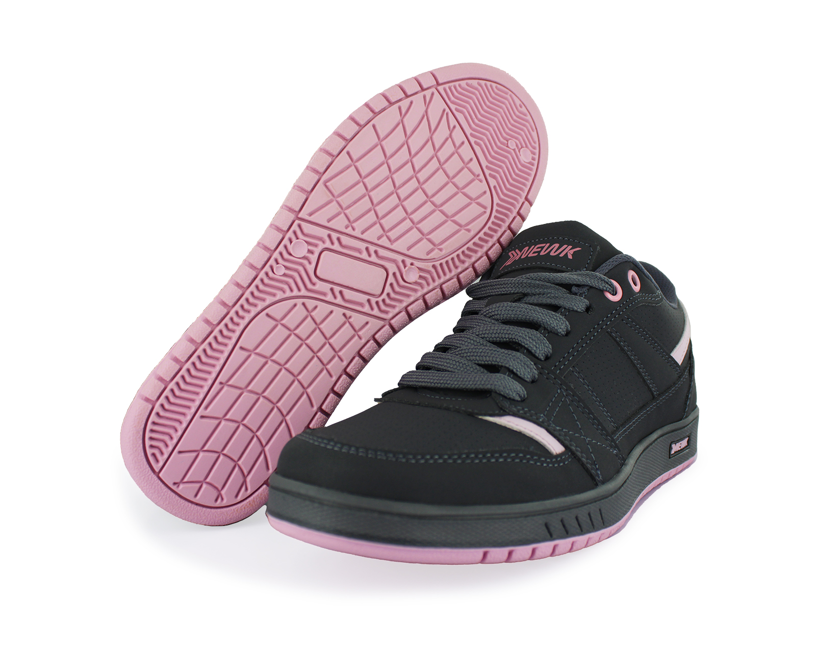Tenis Newk Mujer Linea Dudley Color Gris Rosa