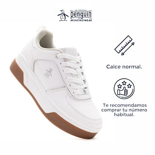 Foto 3 | Tenis Original Penguin Style Harper Blanco Para Mujer