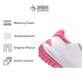 Foto 4 | Tenis Original Penguin Style Lya Blanco Para Mujer