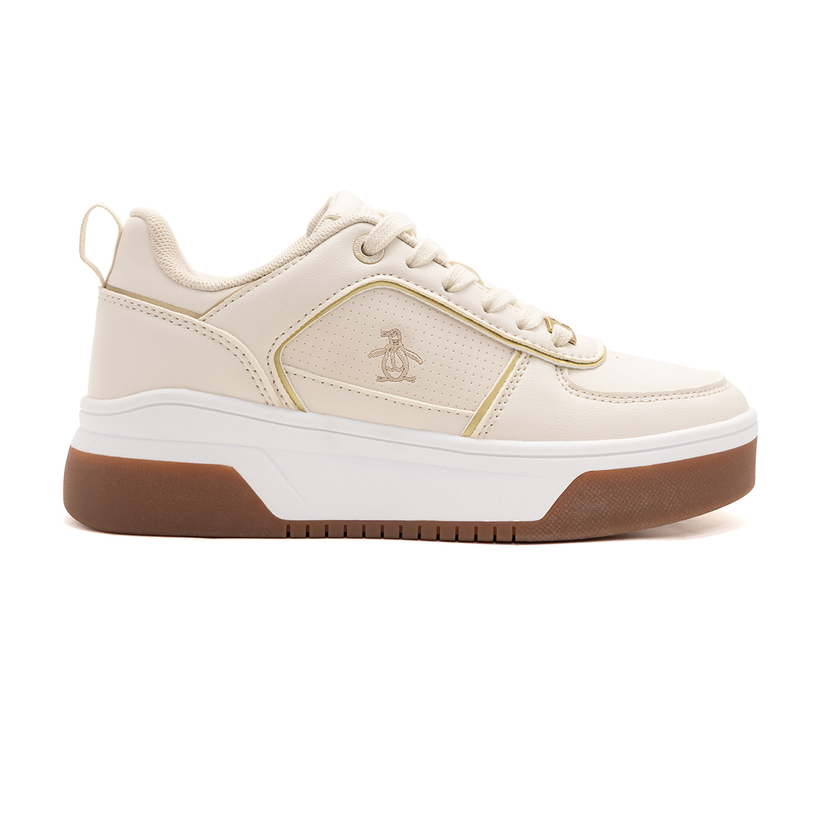 Foto 2 | Tenis Original Penguin Style Harper Beige Para Mujer