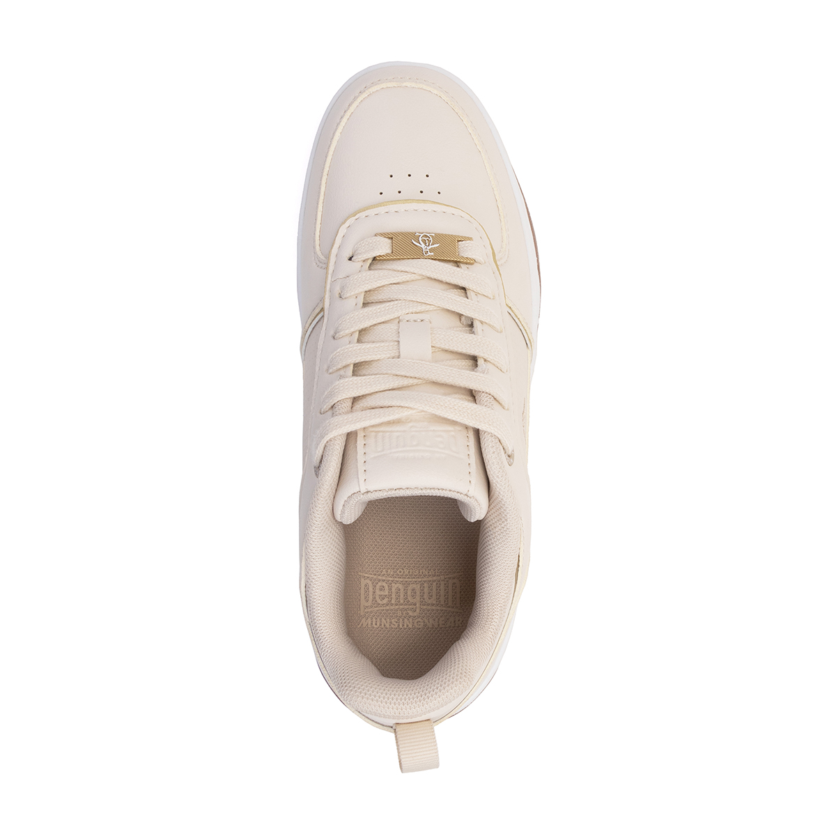 Foto 7 pulgar | Tenis Original Penguin Style Harper Beige Para Mujer