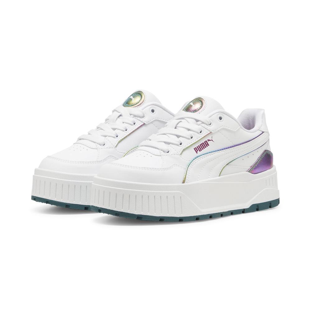 Foto 4 pulgar | Tenis Puma Karmen Il Idol Bouncy Sky Jr Blancos para Niña