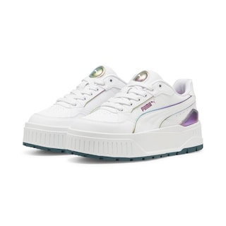 Foto 3 | Tenis Puma Karmen Il Idol Bouncy Sky Jr Blancos para Niña