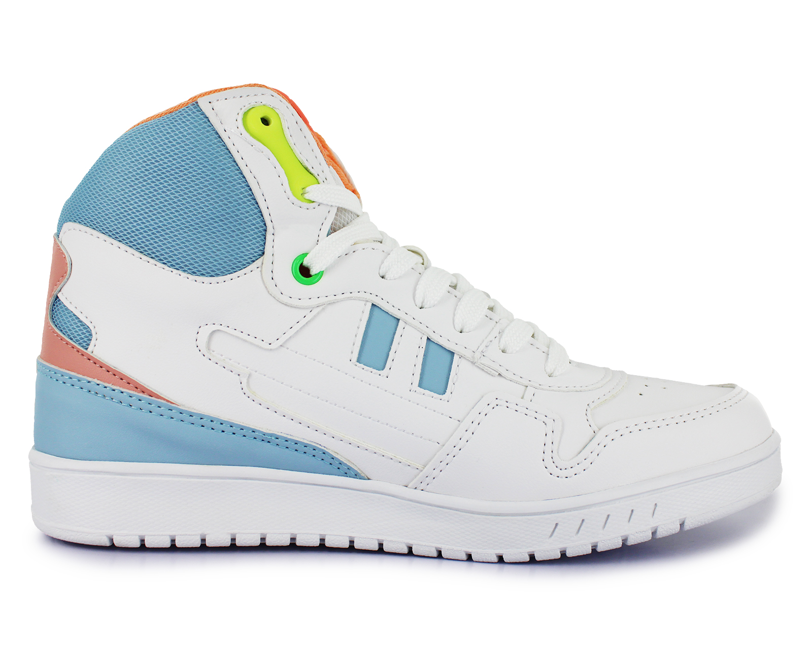 Foto 4 pulgar | Tenis Newk Línea Cronic Blanco para Mujer