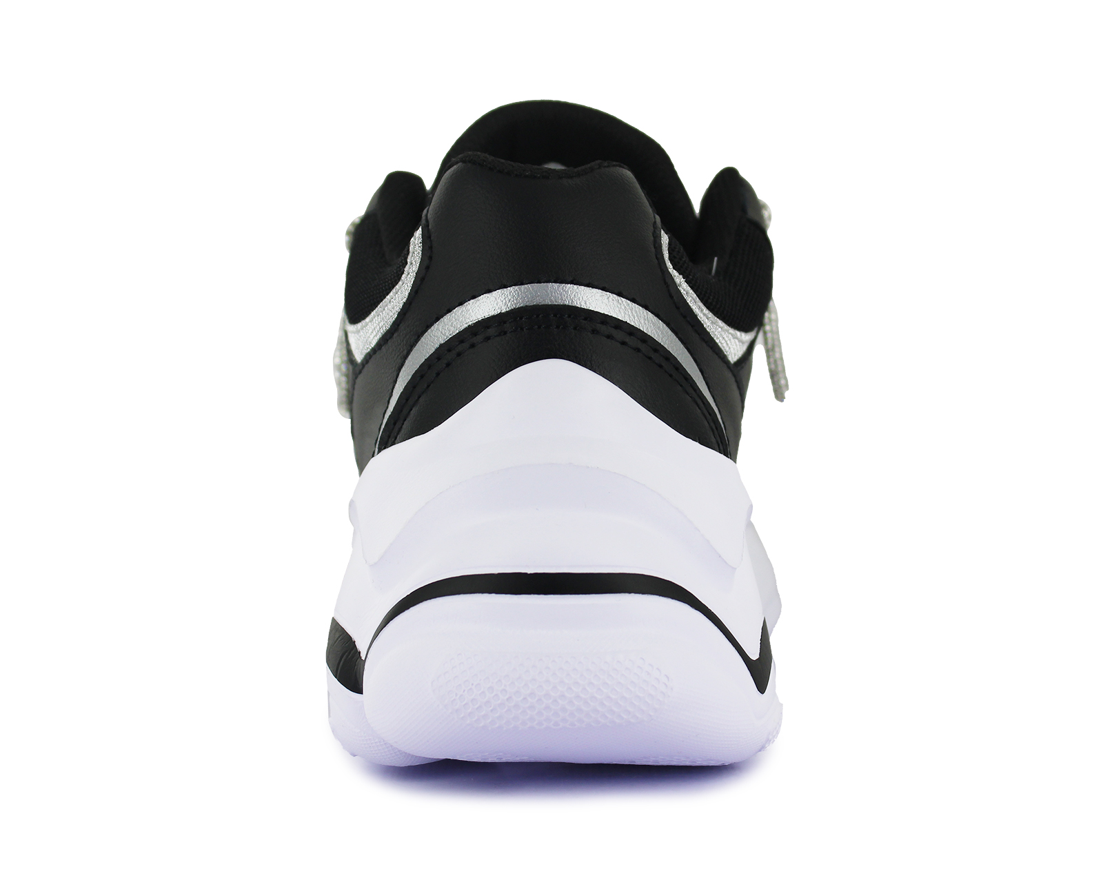 Foto 5 pulgar | Tenis Newk Mujer Linea Purple Color Negro Plata
