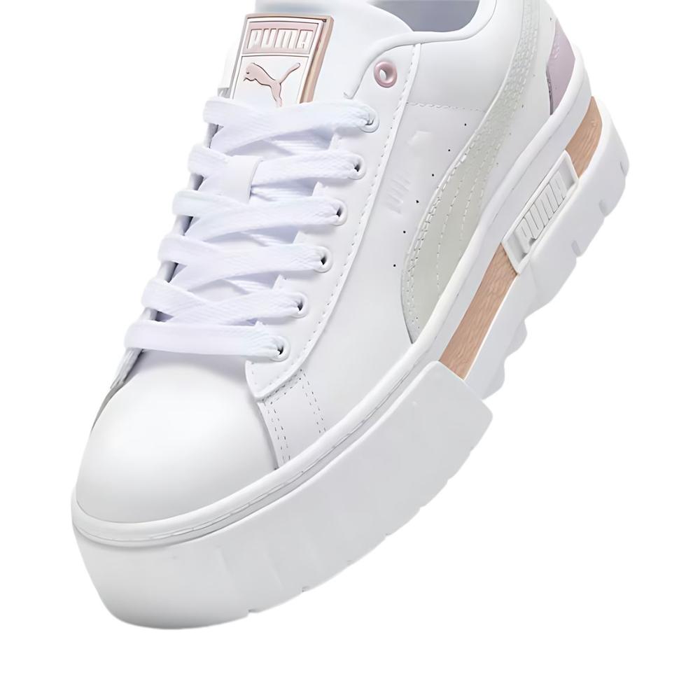 Foto 5 pulgar | Tenis Puma Mayze Lth Wns Blanco para Mujer Juvenil