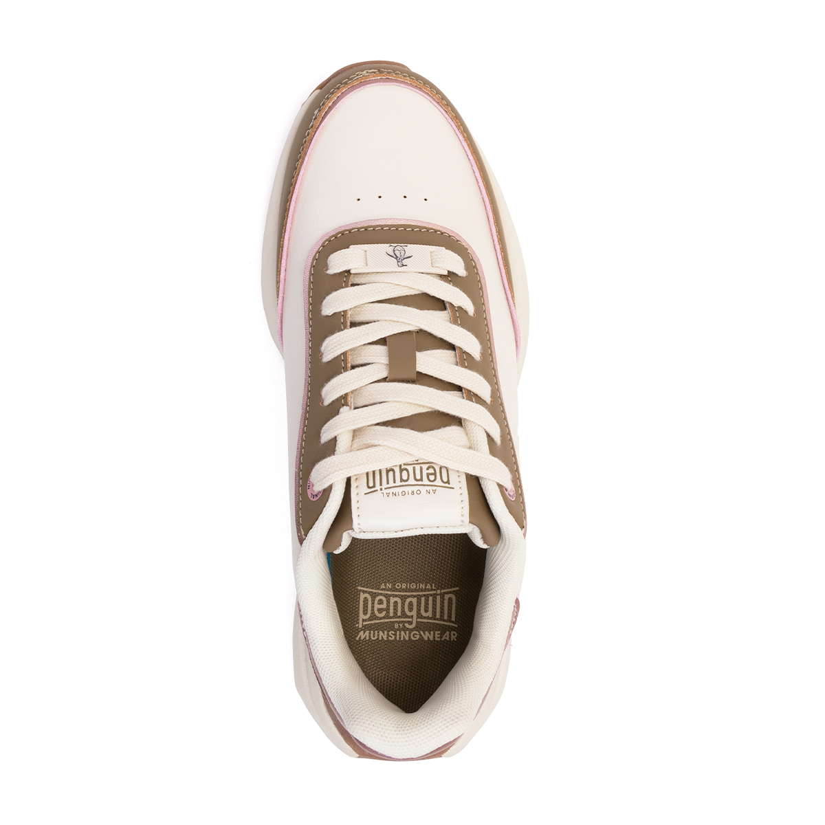 Foto 7 pulgar | Tenis Original Penguin Style Lya Beige Para Mujer