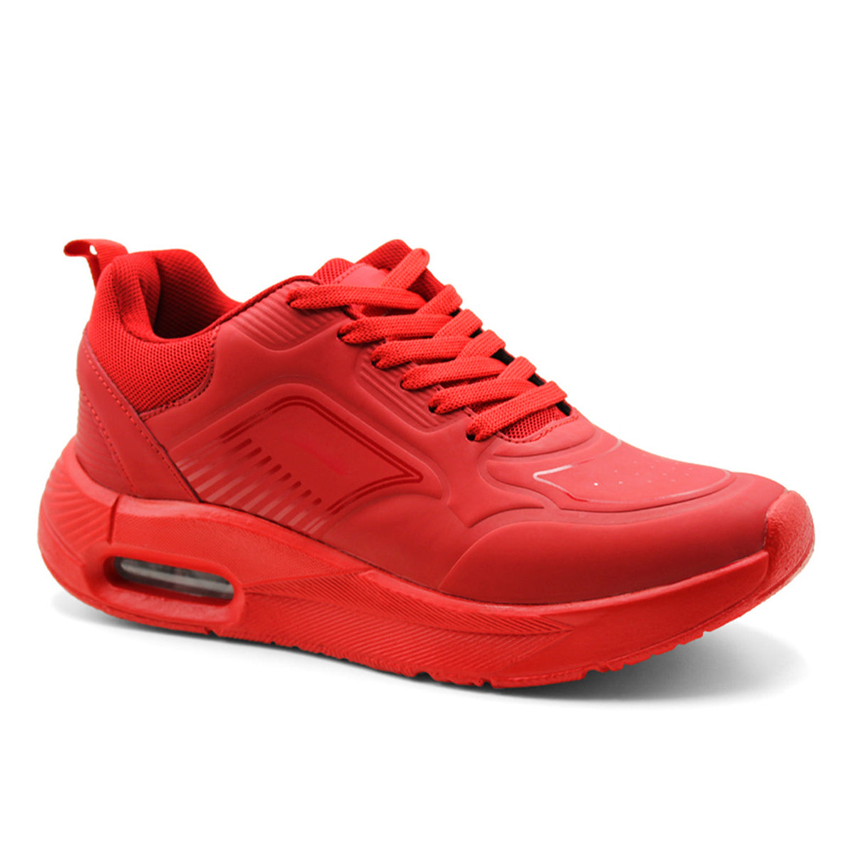 Tenis Con Cordones Exterior Sintético Color Rojo Para Mujer De Rbcollection