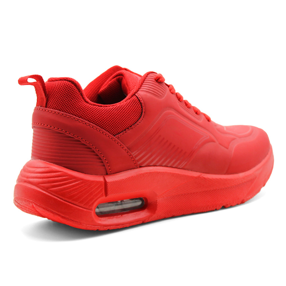 Foto 4 pulgar | Tenis Con Cordones Exterior Sintético Color Rojo Para Mujer De Rbcollection