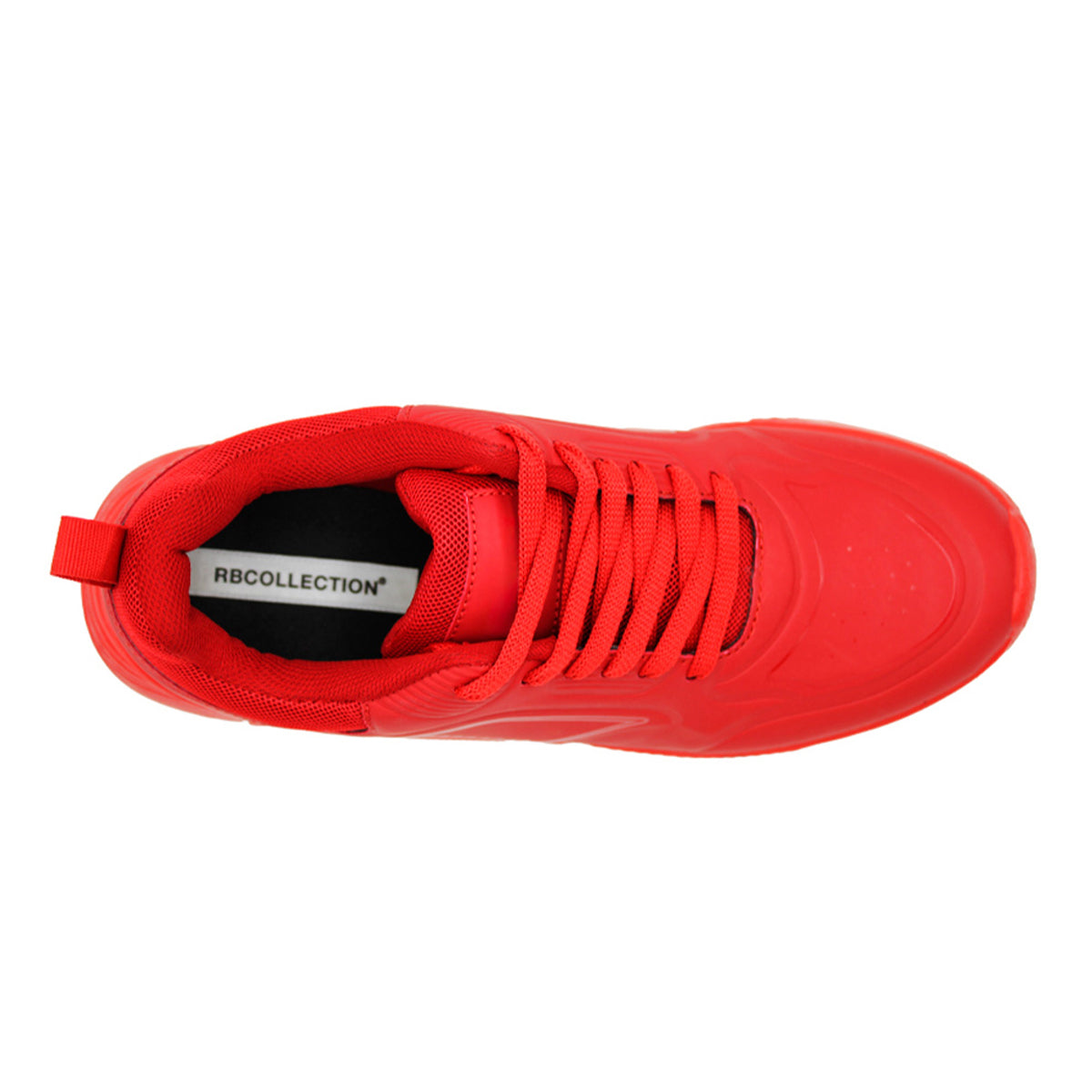 Foto 7 pulgar | Tenis Con Cordones Exterior Sintético Color Rojo Para Mujer De Rbcollection