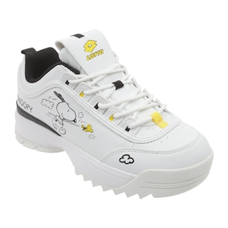 Foto 1 | Tenis Casual Lotto Wicked Snoopy Follow Blanco