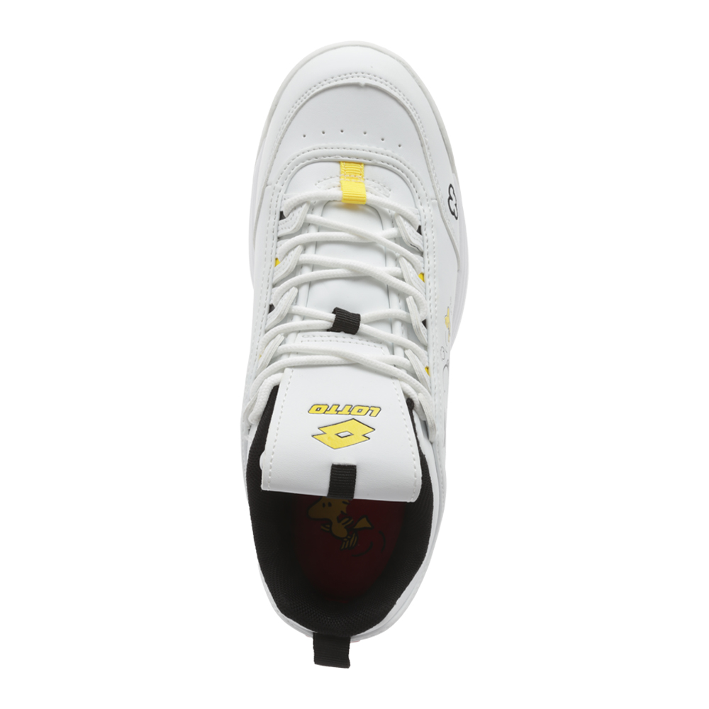 Foto 6 pulgar | Tenis Casual Lotto Wicked Snoopy Follow Blanco