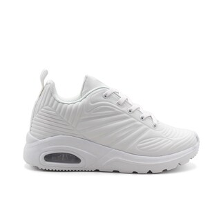 Foto 2 | Tenis Tipo Deportivo Exterior Sintético Color Blanco Para Mujer De Rbcollection