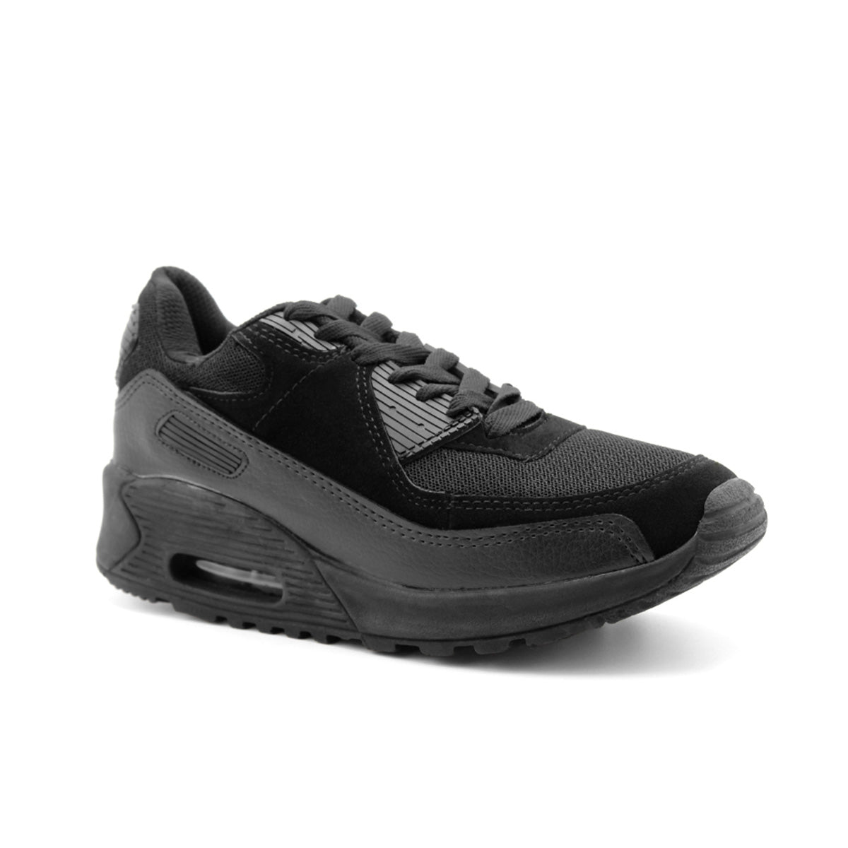 Foto 2 pulgar | Tenis Tipo Deportivo Exterior Sintético Color Negro Para Mujer De Rbcollection