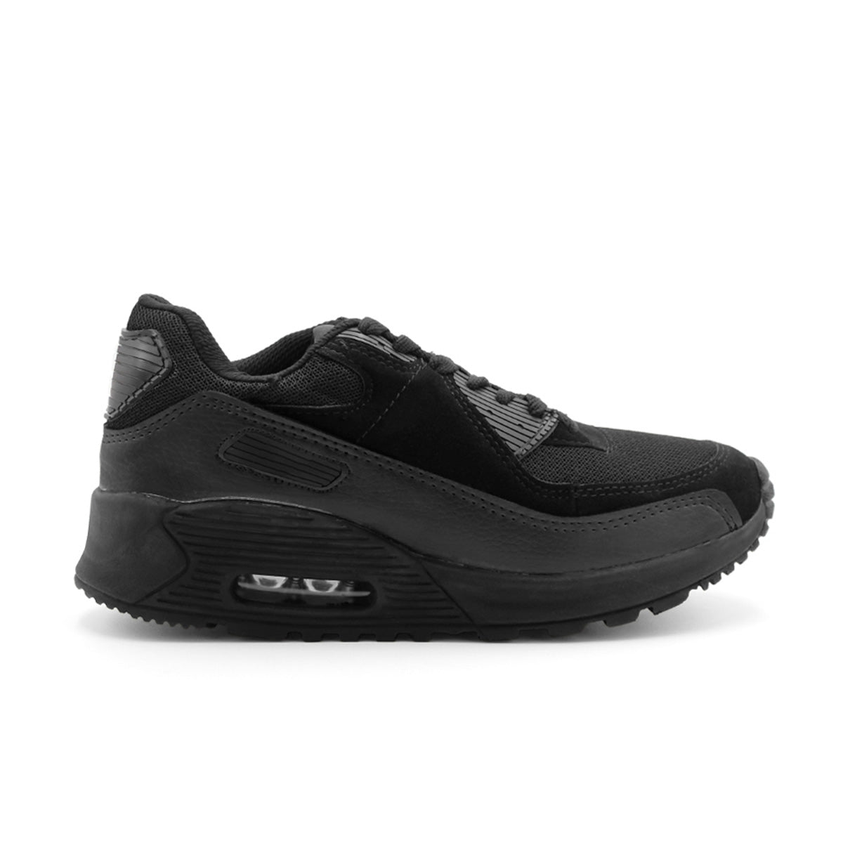 Foto 3 pulgar | Tenis Tipo Deportivo Exterior Sintético Color Negro Para Mujer De Rbcollection