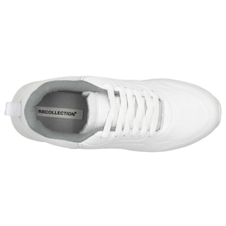 Foto 5 | Tenis Con Cordones Exterior Sintético Color Blanco Para Mujer De Rbcollection