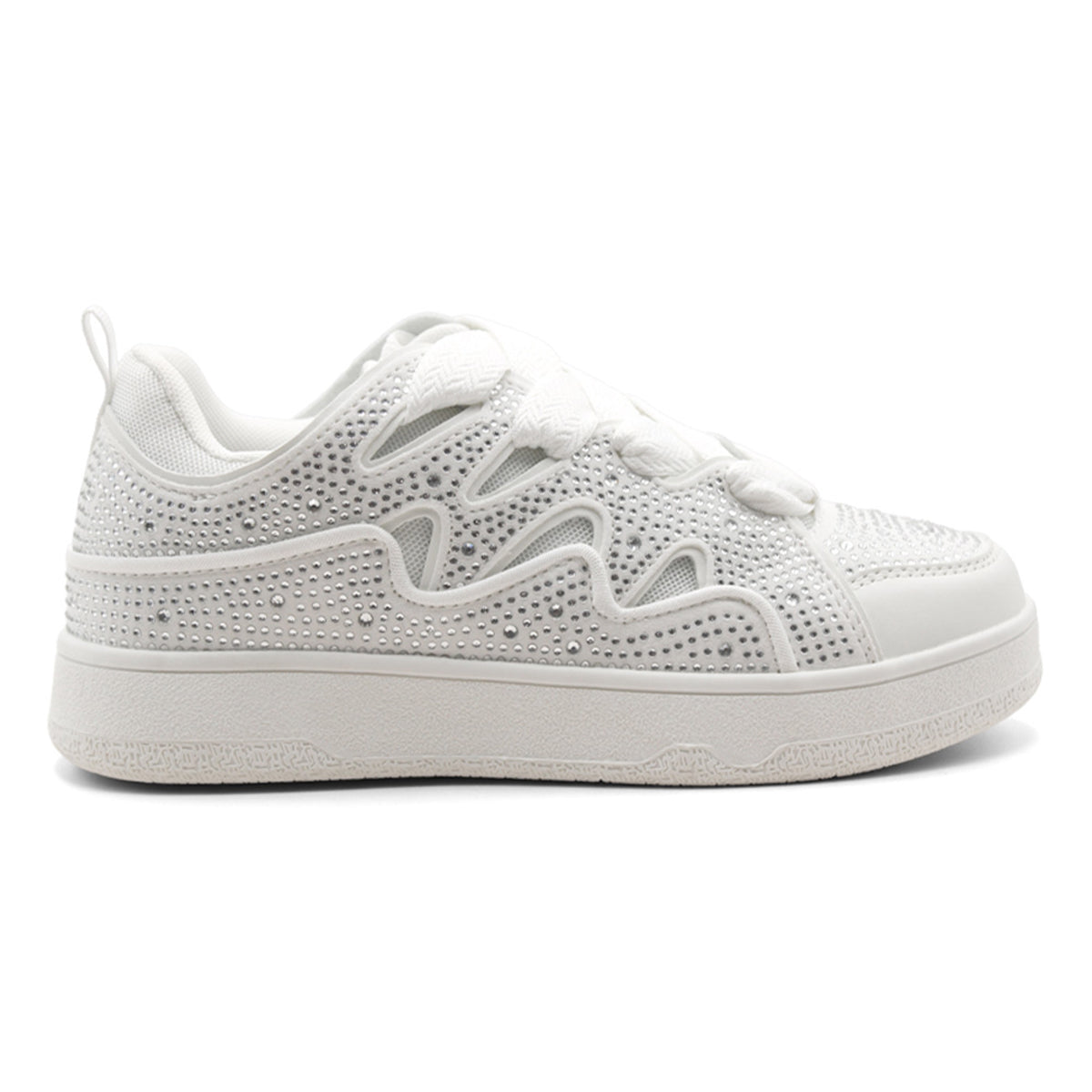 Foto 3 pulgar | Tenis Con Cordones Exterior Sintético Color Blanco Para Mujer De Rbcollection