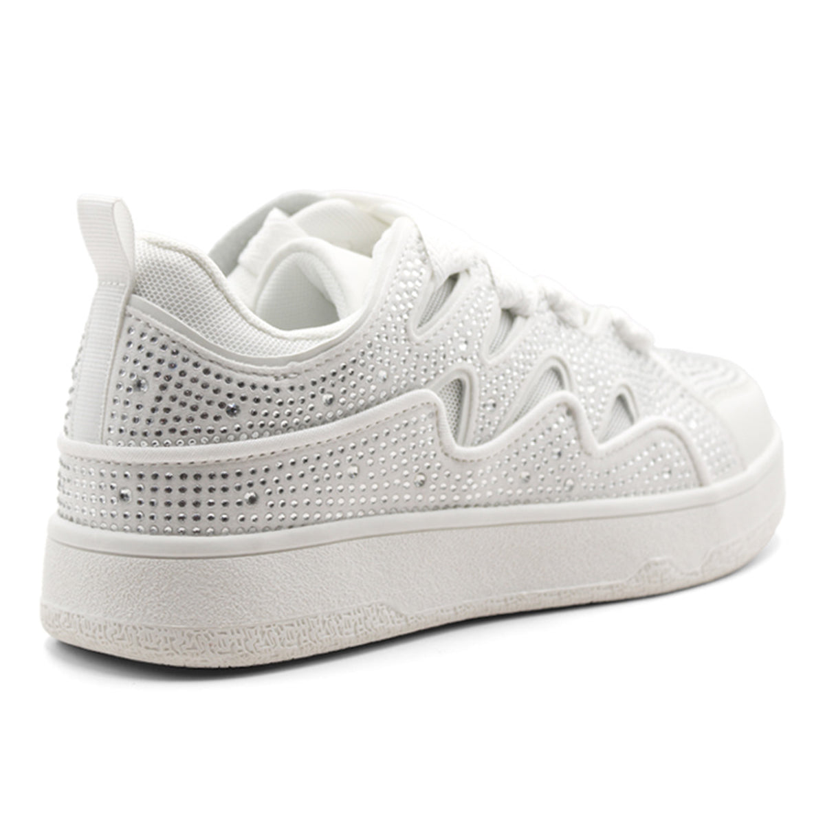 Foto 4 pulgar | Tenis Con Cordones Exterior Sintético Color Blanco Para Mujer De Rbcollection