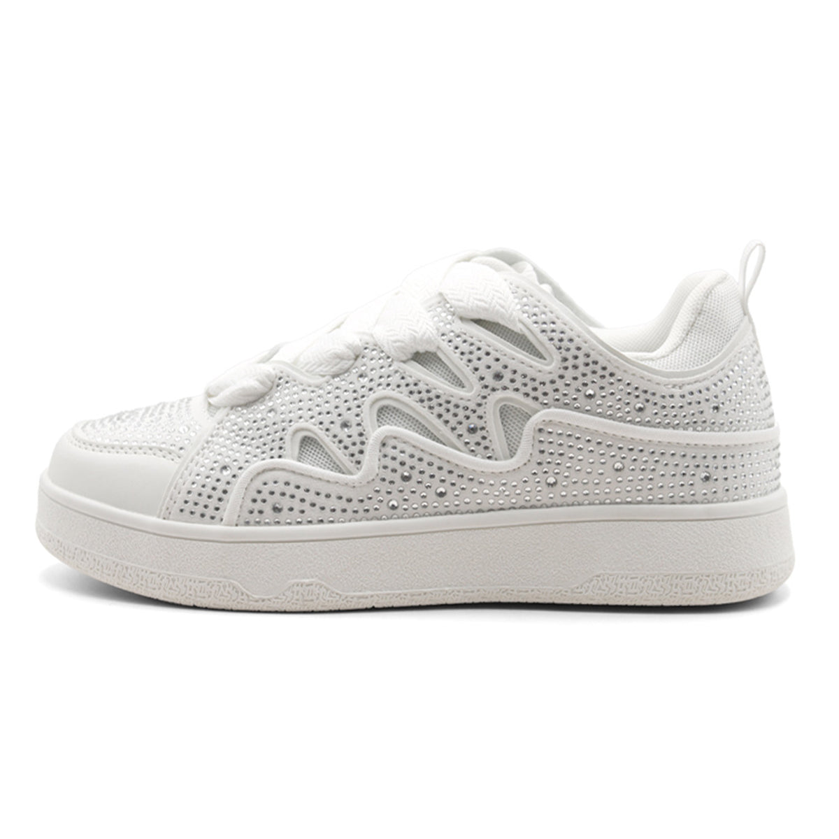 Foto 6 pulgar | Tenis Con Cordones Exterior Sintético Color Blanco Para Mujer De Rbcollection