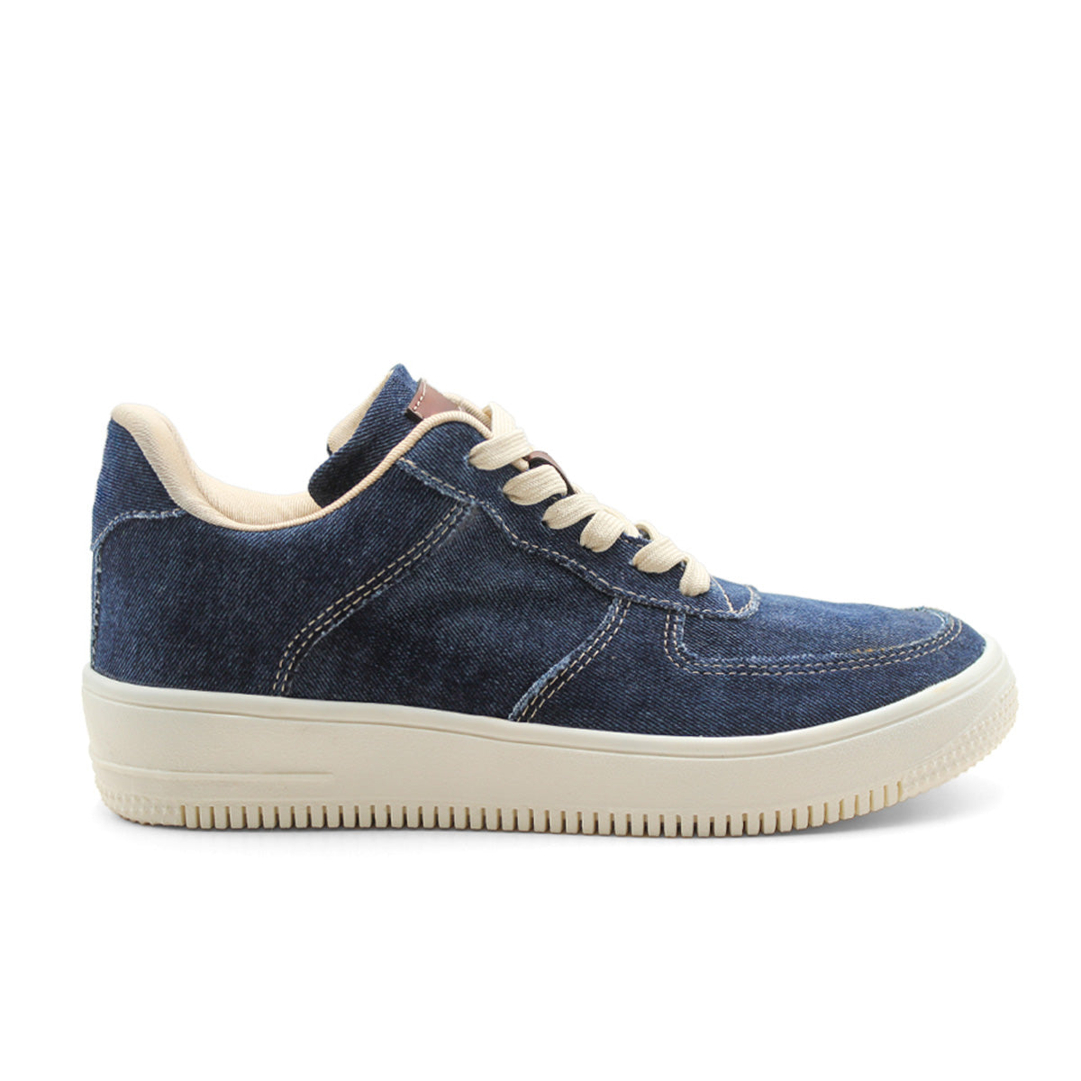 Foto 3 pulgar | Tenis Con Cordones Exterior Textil Color Azul Para Mujer De Rbcollection