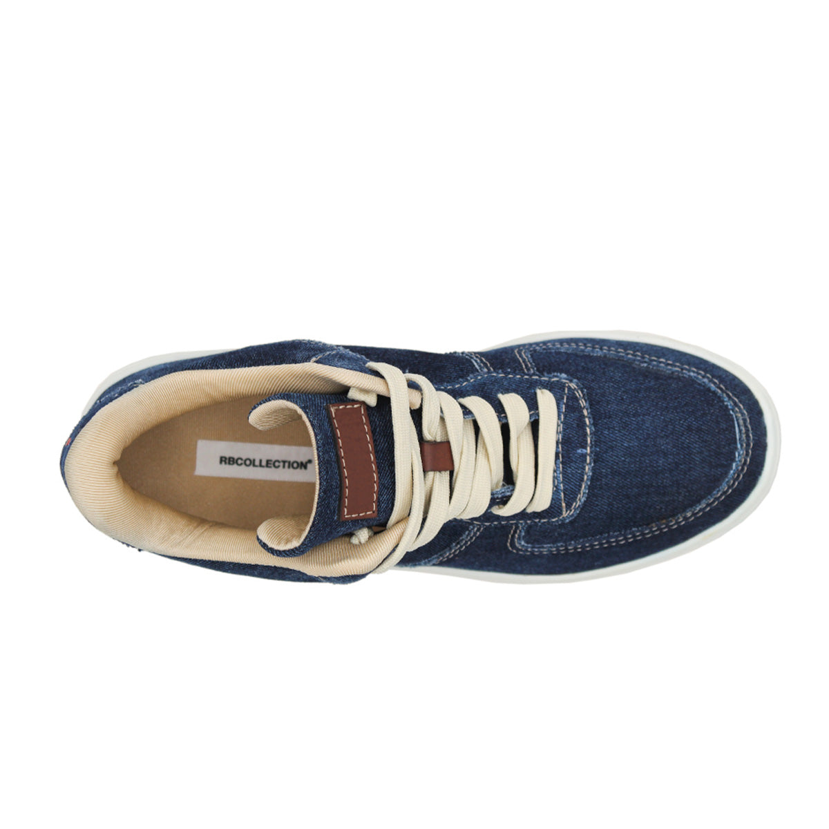 Foto 6 pulgar | Tenis Con Cordones Exterior Textil Color Azul Para Mujer De Rbcollection