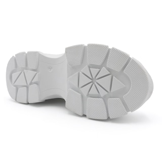 Foto 3 | Tenis Tipo Deportivo Exterior Piel Vegana Color Blanco Para Mujer De Rbcollection